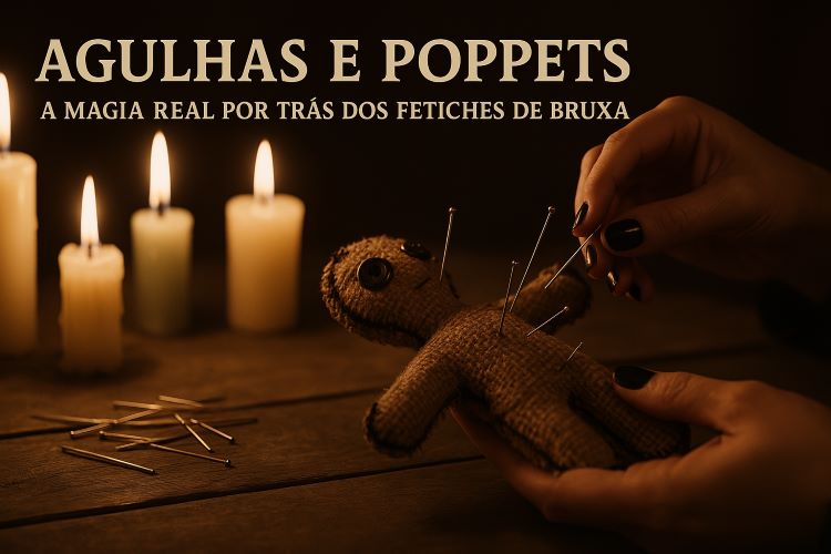 Agulhas e Poppets. A imagem icônica da bruxa com seu poppet envolta por velas e alfinetes esconde mais verdades do que se imagina...