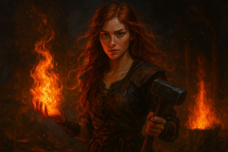 O Circulo das Oito: 🔥 Capítulo V: Morgwen. “A chama não escolhe o que queima. Mas eu escolho o que nasce depois da fumaça.”