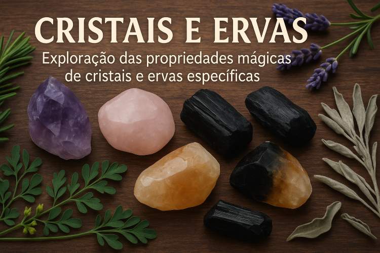 Cristais e Ervas: Propriedades Mágicas e Espirituais para Cura e Equilíbrio Energético. revelando como utilizá-los para elevar sua energia