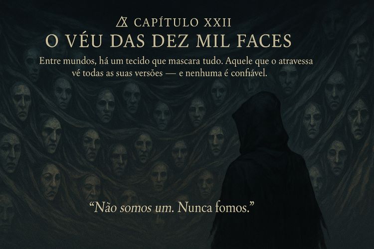 O Véu das Dez Mil Faces. Entre os esgarçados do mundo desperto e o limiar do que sonha em existir, estende-se o Véu das Dez Mil Faces