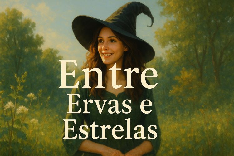 Entre Ervas e Estrelas. Nem toda magia vem com trovões. Às vezes, ela sussurra entre os ramos de alecrim, escorre no vapor de um chá