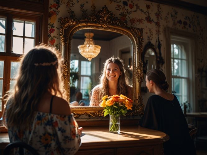 Espelhos de Verdade - Capítulo 13. No coração de um bairro movimentado, onde salões de beleza costumam espelhar apenas modas passageiras