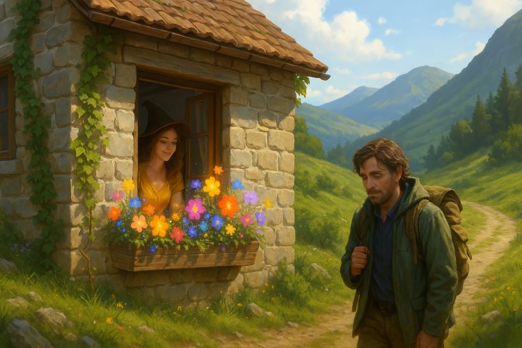 ✦ A Janela que Sempre Floresce - Capítulo 21. Na encosta de uma montanha serena, onde as nuvens às vezes passeiam rente aos telhados