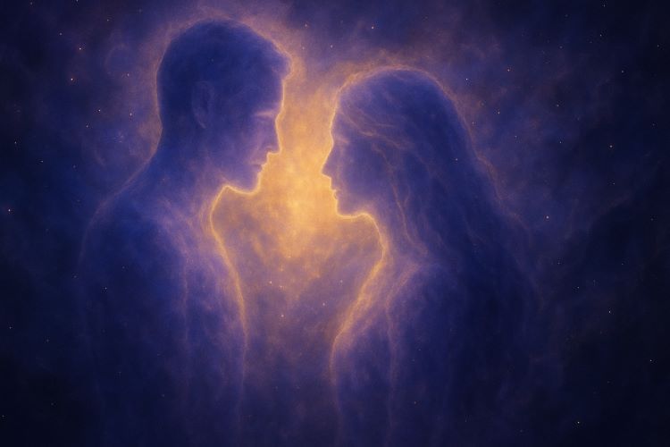 Almas que se Reconhecem. Não importa onde eu esteja, não importa o tempo que passe, você está aqui, comigo