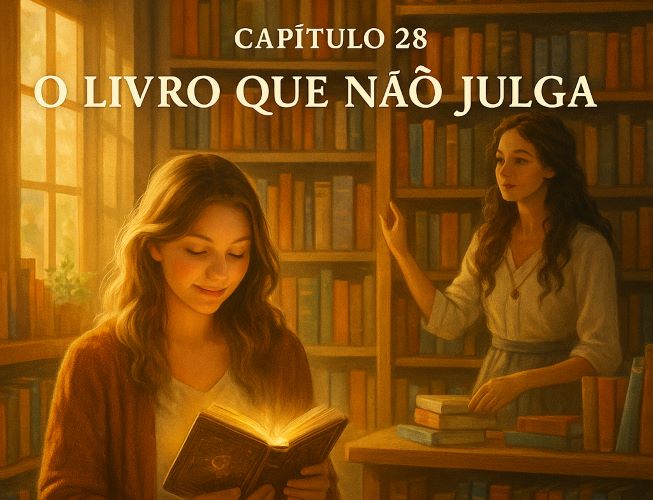 ✦ O Livro que Não Julga - Capítulo 28. Na esquina de uma rua tranquila, entre cafés antigos e canteiros de lavanda,