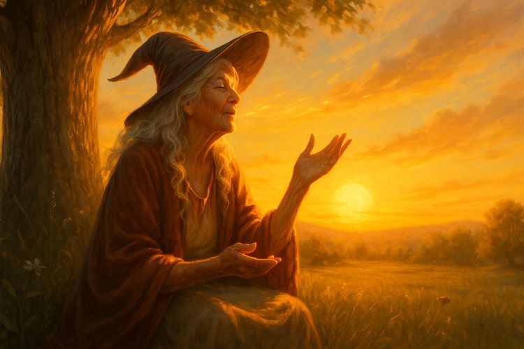 O Nome da Última Benção. O entardecer chegou devagar, tingindo de dourado os telhados, os quintais, os varais carregados de panos