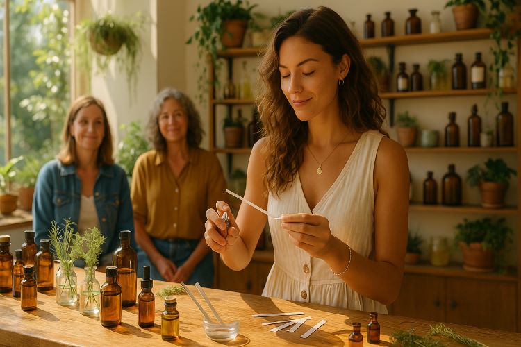 O Perfume das Coisas Boas - Capítulo 27. No alto de um prédio antigo, com janelas grandes e muitas plantas na sacada, vive Isadora.