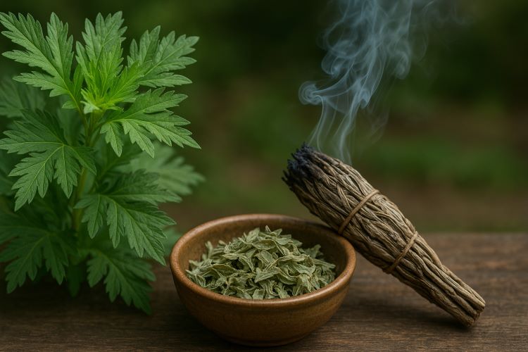 O que é a Artemísia? Características Botânicas e História. Planta perene da família Asteraceae, nativa da Europa, Ásia e América do Norte.