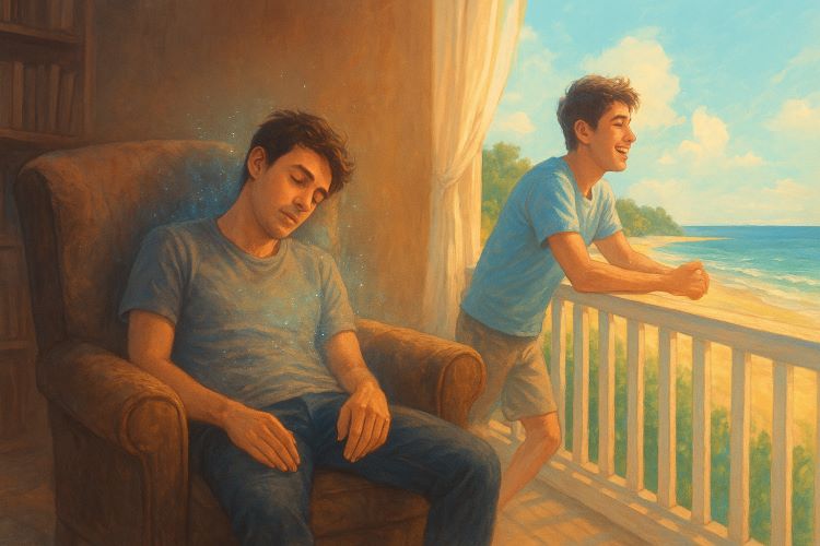 O Primeiro Teste. O entardecer tingia a sala de tons alaranjados quando Lucas encarou a poltrona gasta perto da janela.