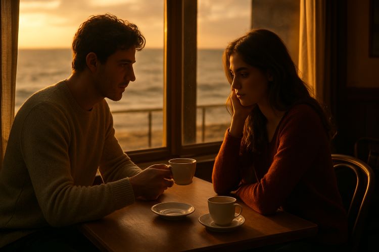 O Toque do Passado. O ar da cafeteria "O Cantinho Esquecido" era uma mistura densa de café torrado, madeira envelhecida e um leve