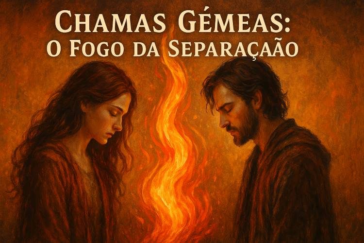 Chamas Gêmeas O Fogo da Separação Chamas Gêmeas: O Fogo da Separação. Porque chamas gêmeas não se pertencem. Elas se impulsionam para o infinito.